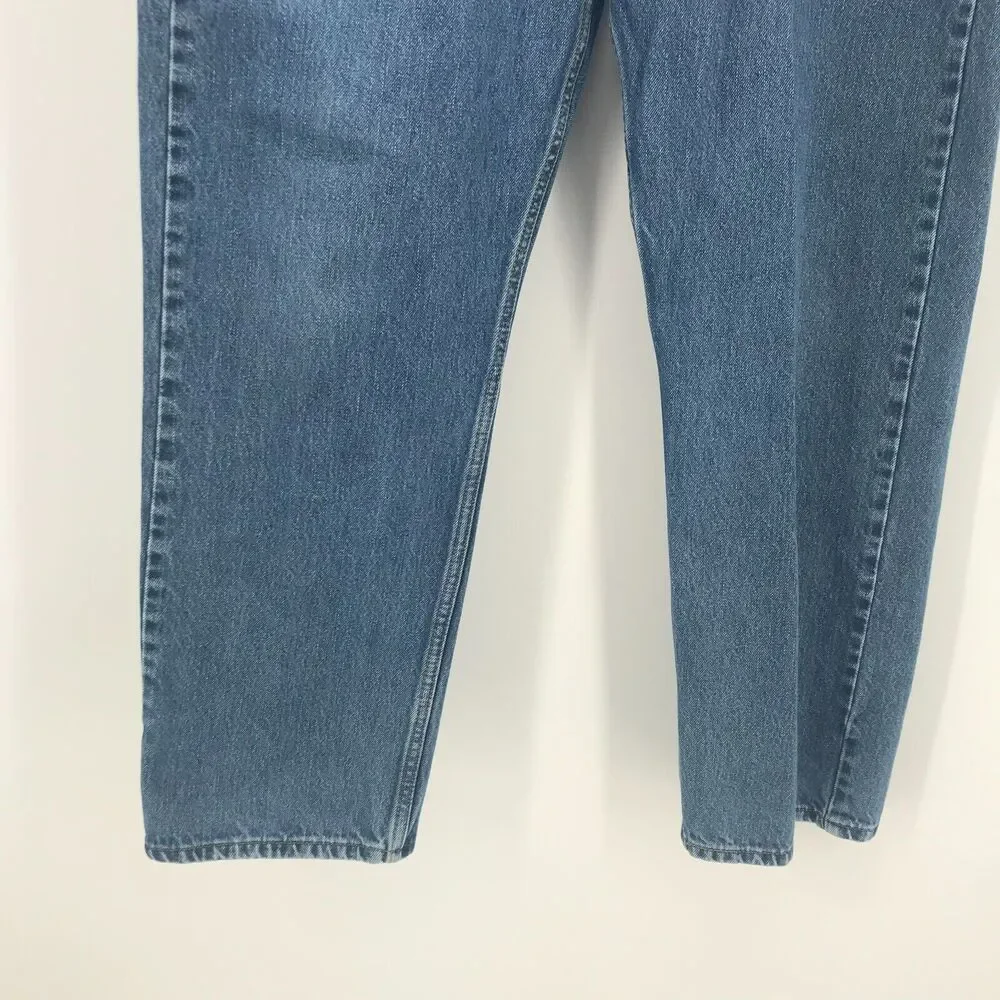 Levis 505 Regular Fit Jean Mens 40 * 30 Medium Blue 100% Cotton Pockets Denim
